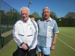 Rob Barney (L) with Syl Pearson